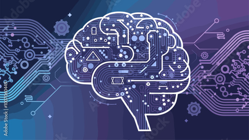 Conceptual representation of the human mind's complexity through abstract patterns.