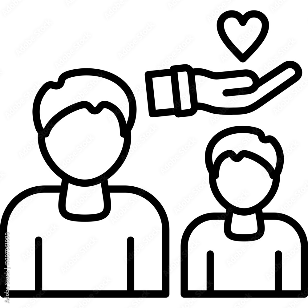 Obraz premium Kindness icon