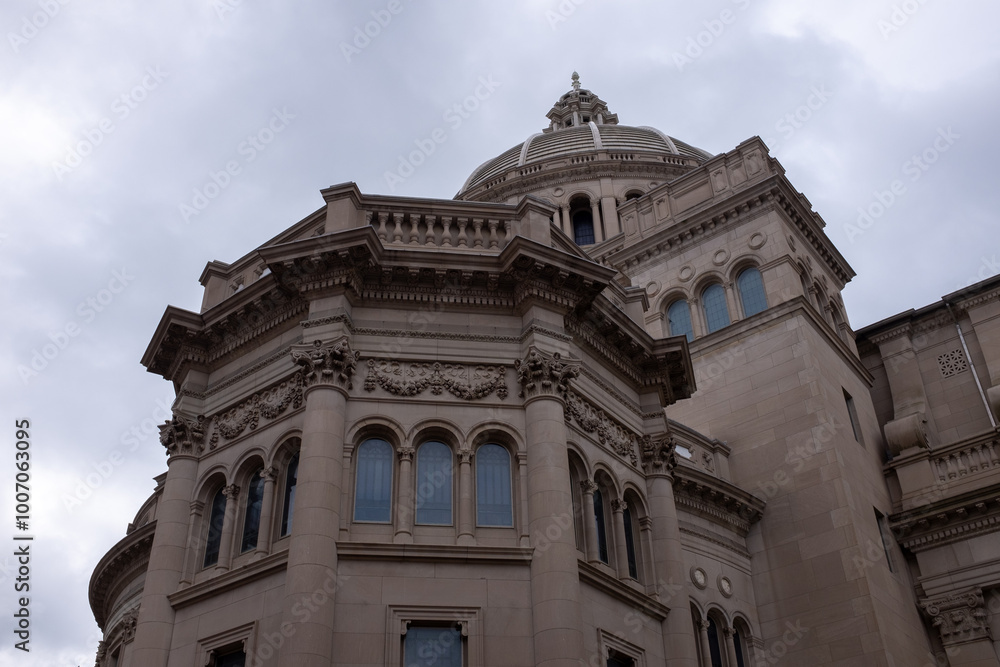 Shot of the First Church of Christ, Scientist in Boston, MA Shot of the First Church of Christ, Scientist in Boston, MA