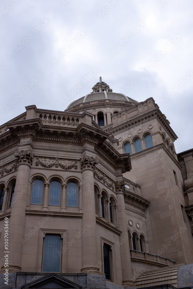 Exterior shot of the dome at the First Church of Christ, Scientist in Boston, MA Exterior shot of the dome at the First Church of Christ, Scientist in Boston, MA