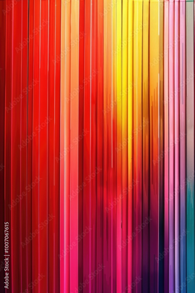 A colorful wall with vertical stripes A colorful wall with vertical stripes