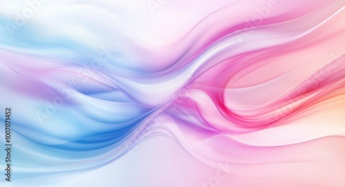 Pastel Elegance: Abstract Graphic Design with Soft Waves and Gradient Colours