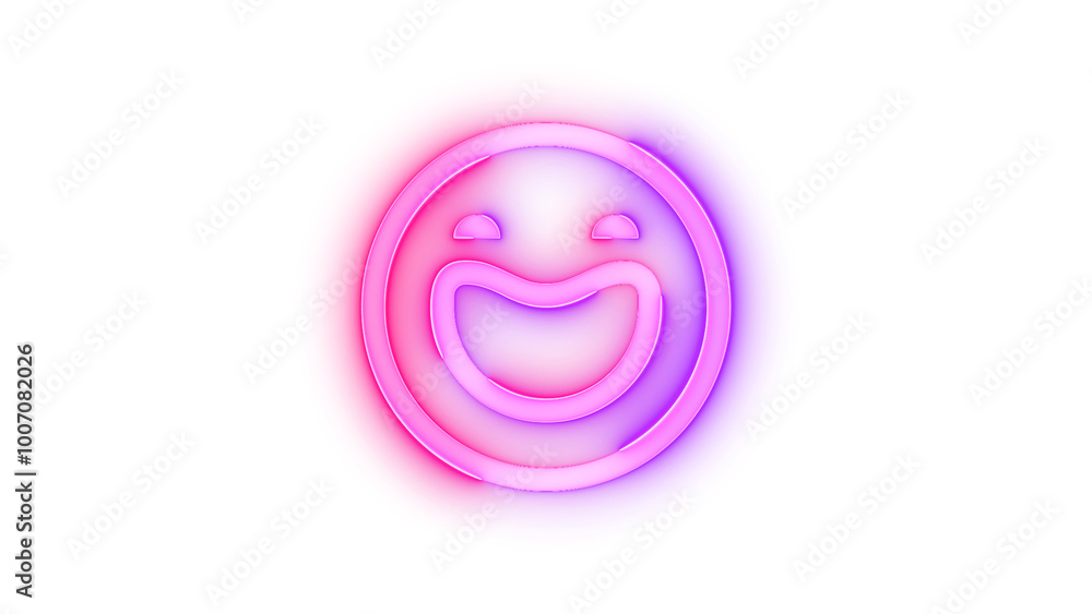 Neon icon emoji symbol transparent background, Glowing symbol icon Neon icon emoji symbol transparent background, Glowing symbol icon