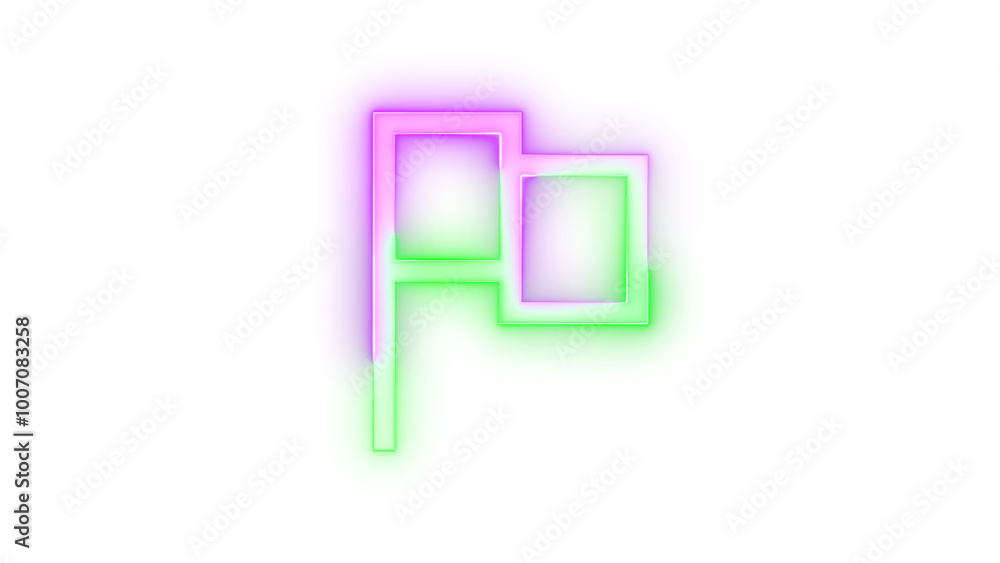 Glowing symbol icon, Glowing symbol icon,