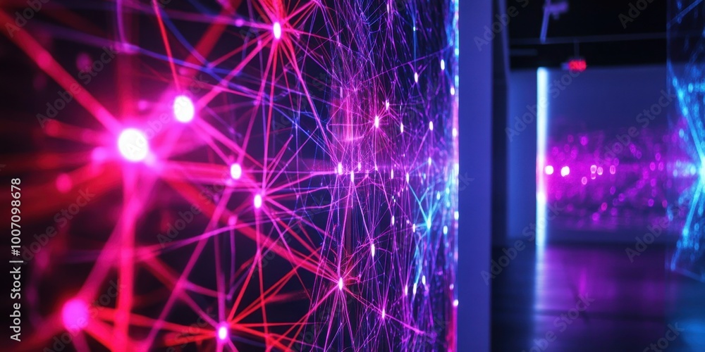 a wall with a bunch of lights on it a wall with a bunch of lights on it