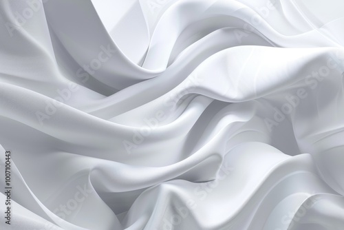 A detailed shot of a white fabric