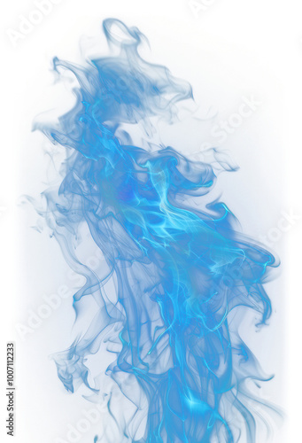 PNG Blue fire effect background smoke illustration.