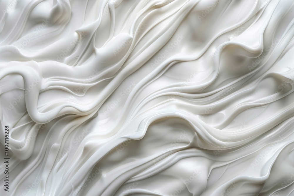 A detailed view of a white cloth with texture and folds A detailed view of a white cloth with texture and folds