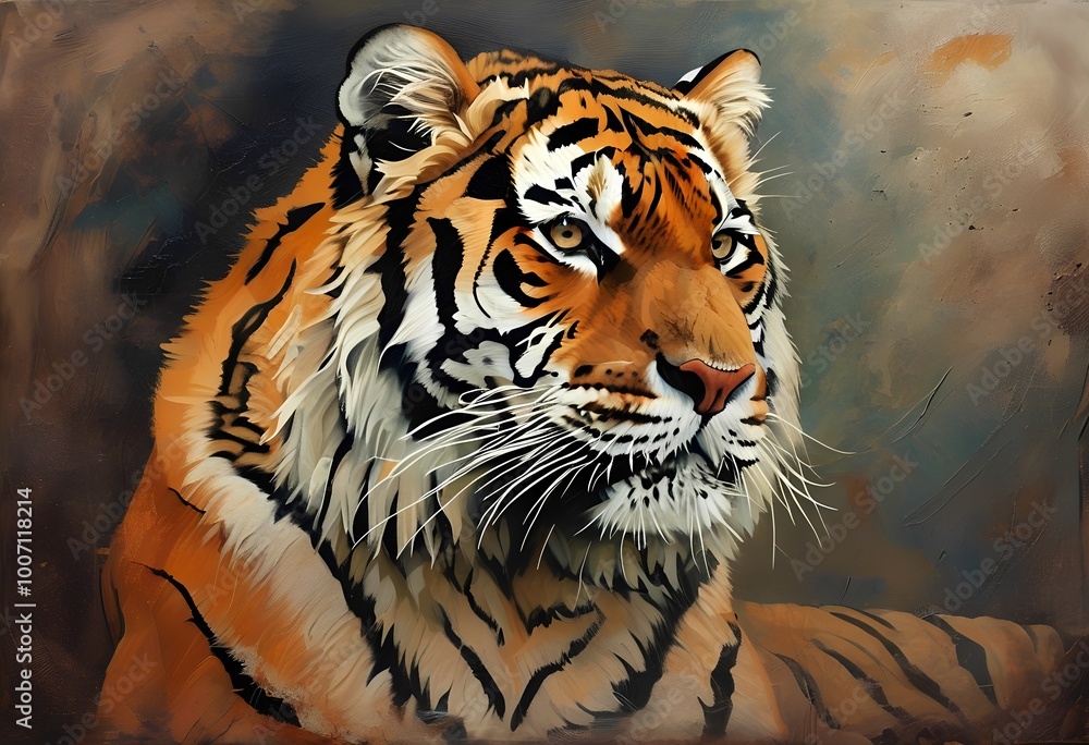 Naklejka premium tiger