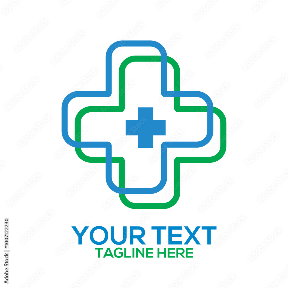 Fototapeta premium Healthcare Medical Logo Vector Art Illustration
