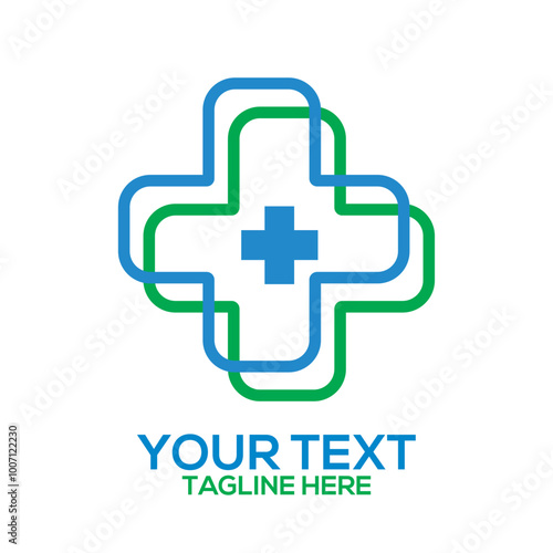 Healthcare Medical Logo Vector Art Illustration