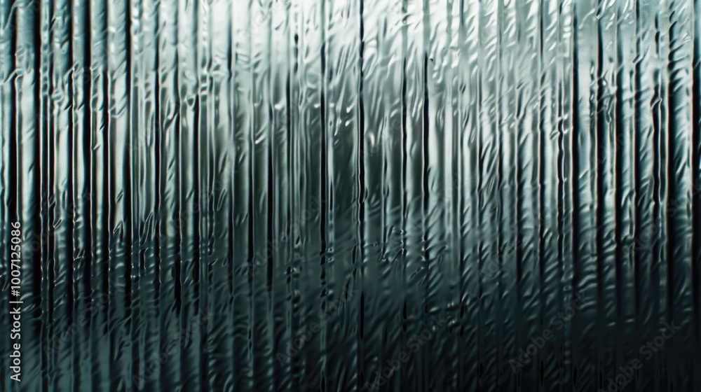 A black and white photo of a shower curtain with a unique design A black and white photo of a shower curtain with a unique design