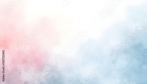 Abstract delicate background of pastel colors: pink, blue, and white