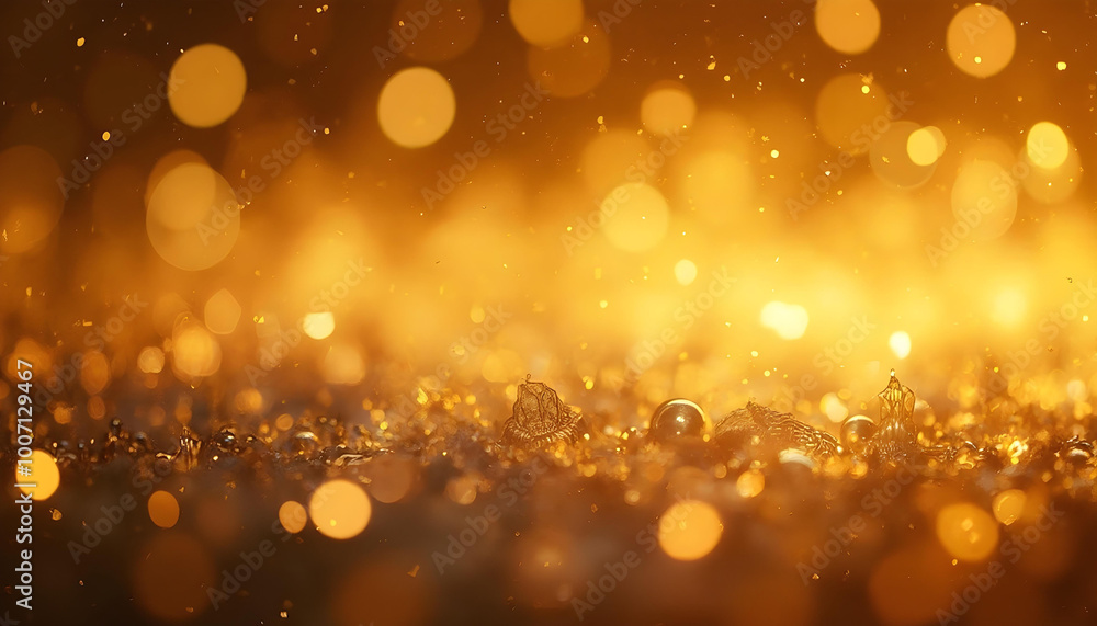 : Golden festive background, abstract sparkle : Golden festive background, abstract sparkle
