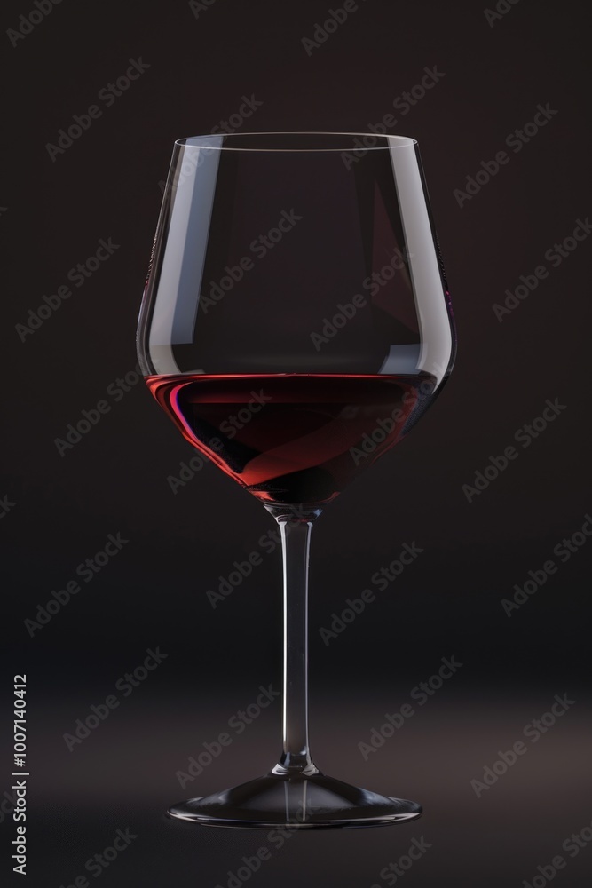 A single glass of red wine sitting on a wooden table, ready for enjoyment A single glass of red wine sitting on a wooden table, ready for enjoyment