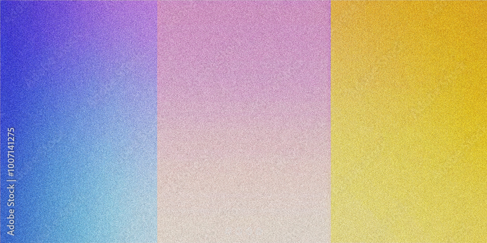Fototapeta premium Modern Gradient Background with Grainy Texture. Combining Smooth Fluid Shapes and Colorful Noise for Futuristic Poster Designs with a Unique Grainy Effect.