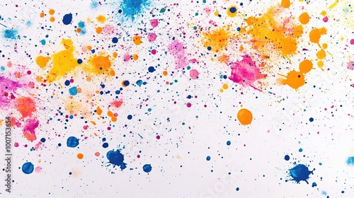 Colorful Abstract Paint Splash Background