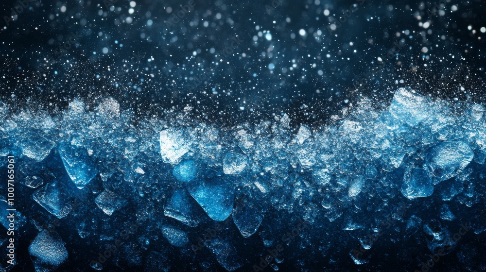 Frozen pattern on winter glass. Blue ice frost background, texture blue wallpaper. Crystals of snow on window surface. Screen overlay abstract design Frozen pattern on winter glass. Blue ice frost background, texture blue wallpaper. Crystals of snow on window surface. Screen overlay abstract design
