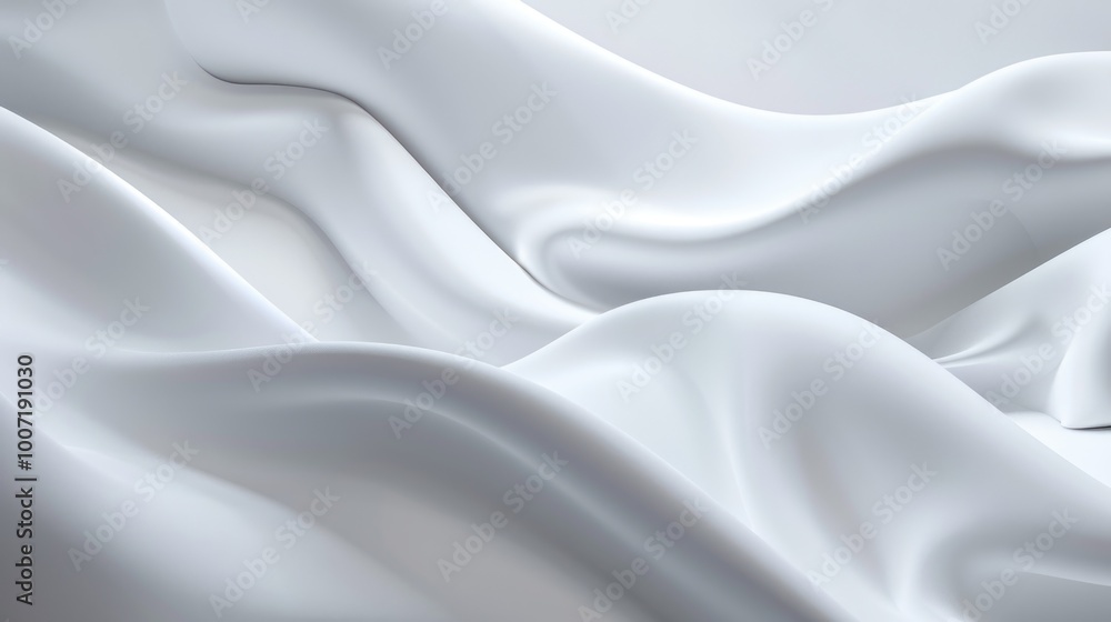 A detailed view of pure white fabric texture A detailed view of pure white fabric texture