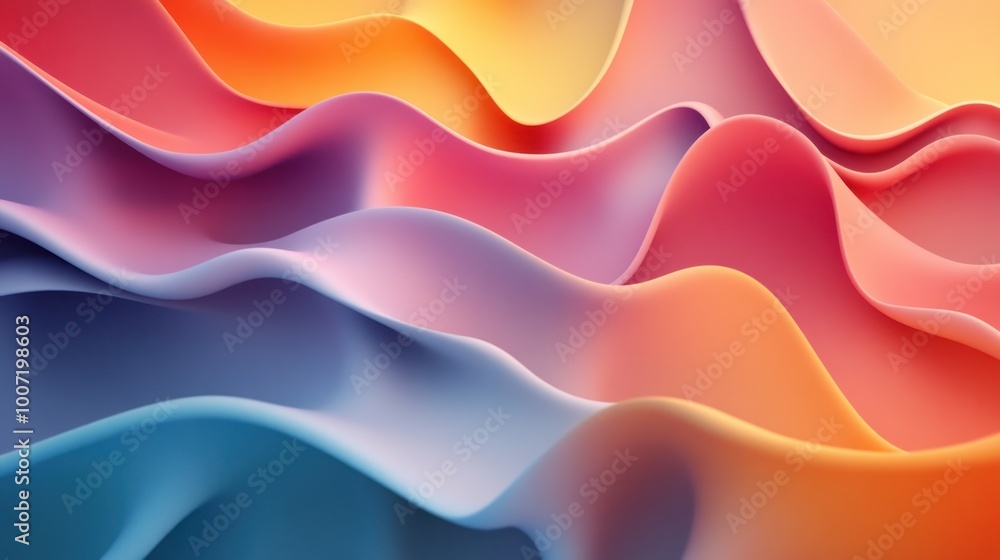 Abstract gradient background of blue, purple, pink, and orange colors. Abstract gradient background of blue, purple, pink, and orange colors.