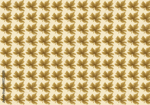 Fondo de patrón de hojas secas de otoño