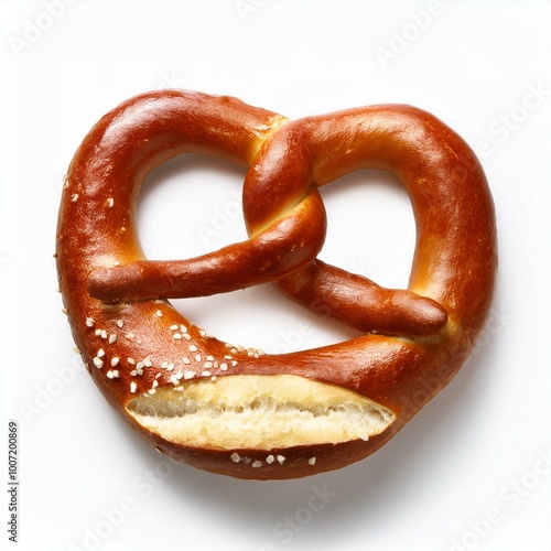 german brezel food, AI generated