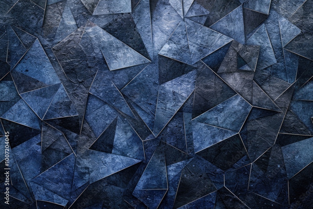 Fototapeta premium A detailed view of a textured blue and black wall, suitable for architectural or design use