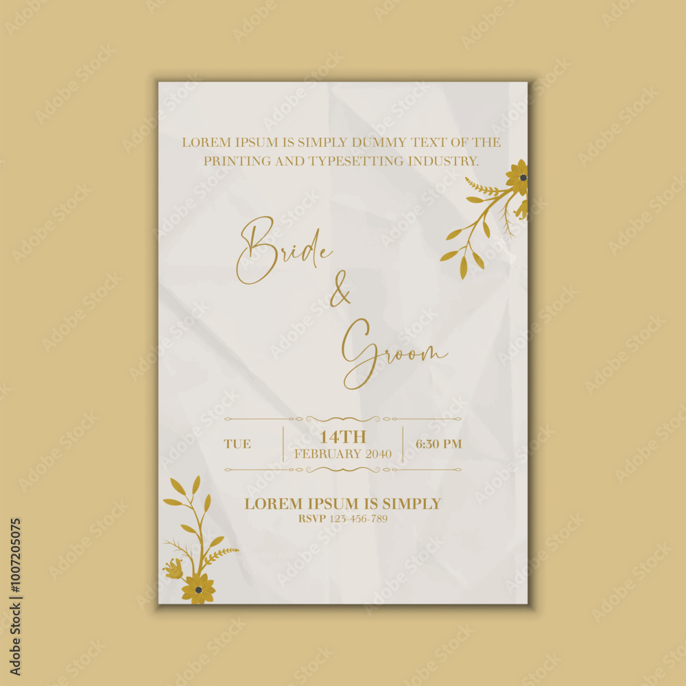 Clean simple invitation card design for save the date, wedding birthday party, holiday anniversary celebrations. Clean simple invitation card design for save the date, wedding birthday party, holiday anniversary celebrations.