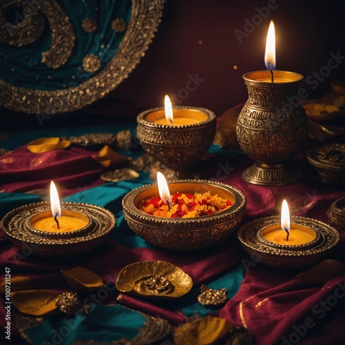 Colorful rangoli designs add vibrant touch to homes during the joyous Diwali festival