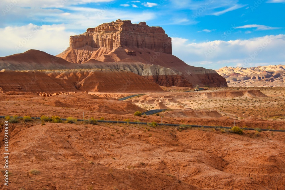 Molly's Castle or Wild Horse Butte in Goblin Valley State Park in Southern Utah. Molly's Castle or Wild Horse Butte in Goblin Valley State Park in Southern Utah.