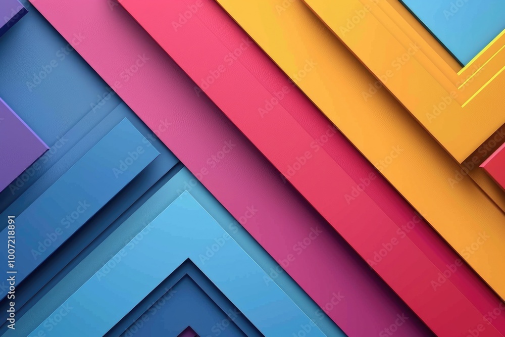 Fototapeta premium A colorful wallpaper featuring a diagonal pattern