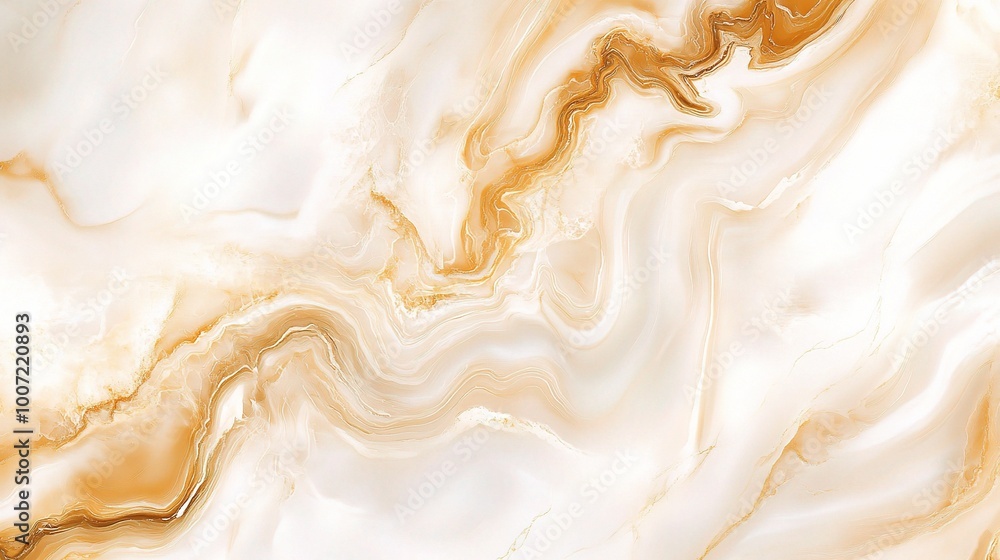 Elegant Fluid Marble Pattern in Warm Tones Elegant Fluid Marble Pattern in Warm Tones