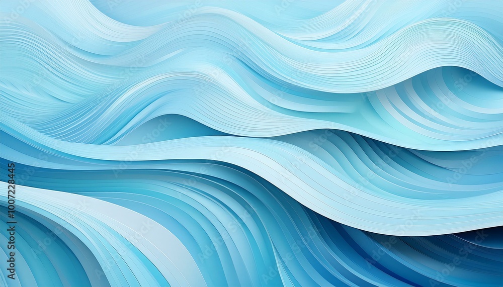 Abstract blue waves pattern Abstract blue waves pattern