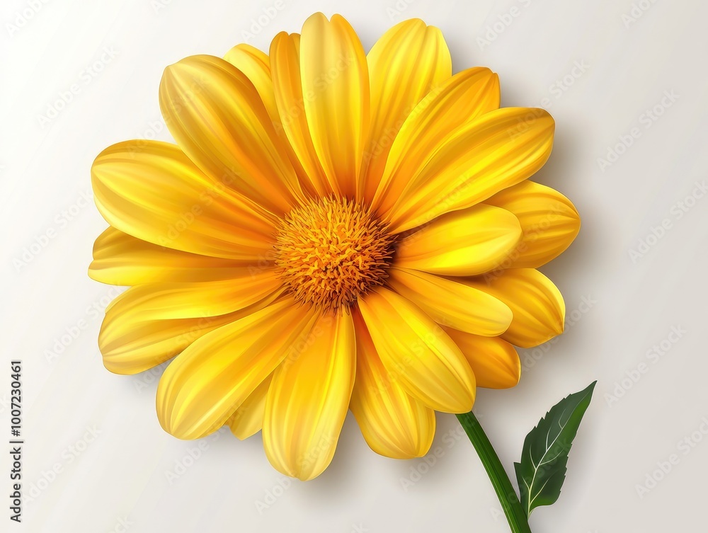 Obraz premium yellow gerber daisy