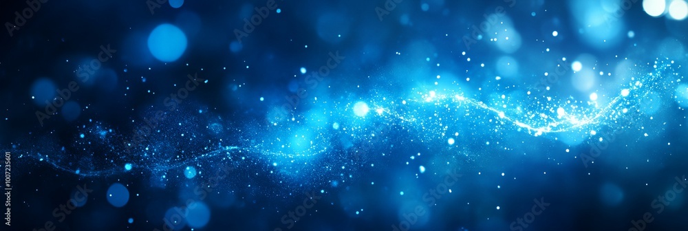 Obraz premium a blurry image of a blue star cluster