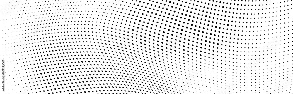 Abstract halftone wave dotted background. Futuristic twisted grunge pattern, dot, circles. Vector modern optical pop art texture for posters, business cards, cover, labels mock-up, stickers layout Abstract halftone wave dotted background. Futuristic twisted grunge pattern, dot, circles. Vector modern optical pop art texture for posters, business cards, cover, labels mock-up, stickers layout
