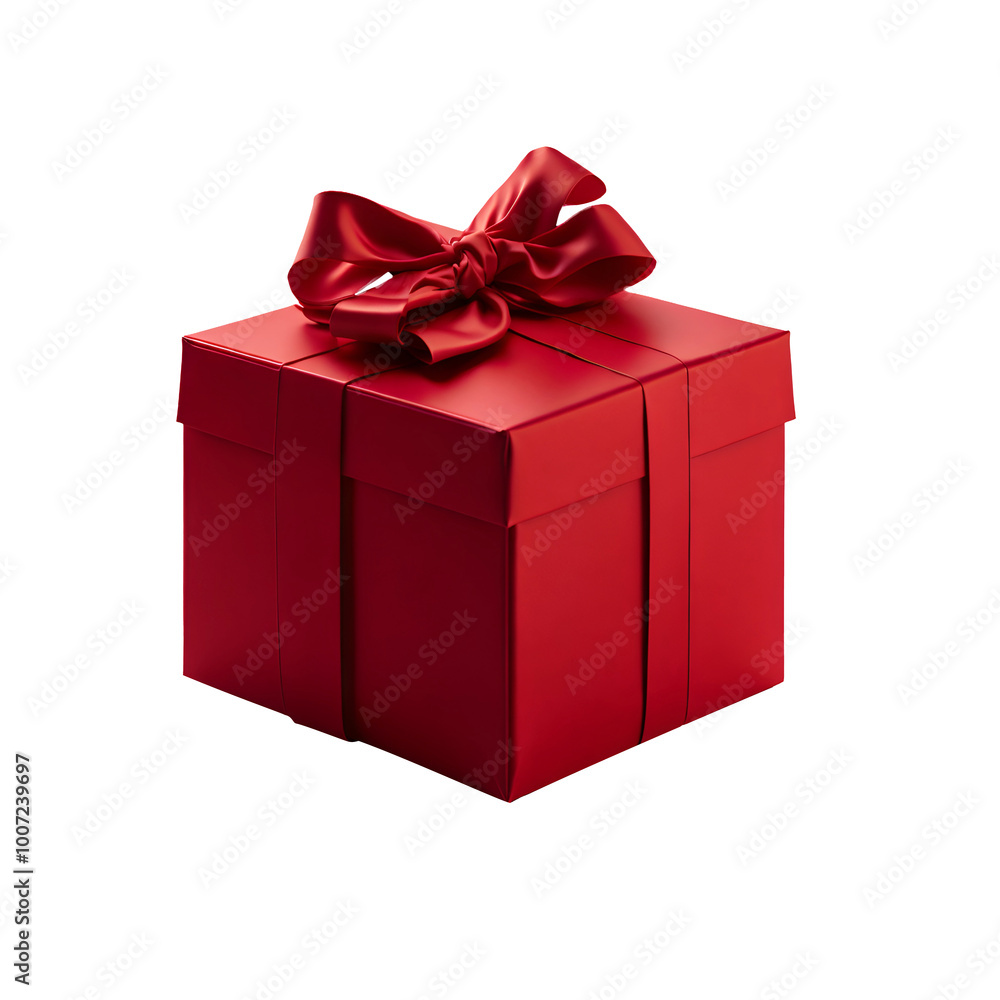 Obraz premium red gift box