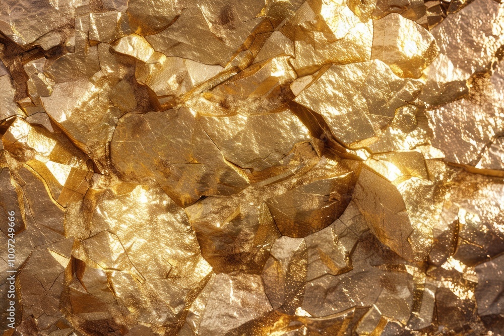 A high-quality close-up shot of a textured gold foil, perfect for designs and projects where you need to add a touch of luxury or elegance A high-quality close-up shot of a textured gold foil, perfect for designs and projects where you need to add a touch of luxury or elegance