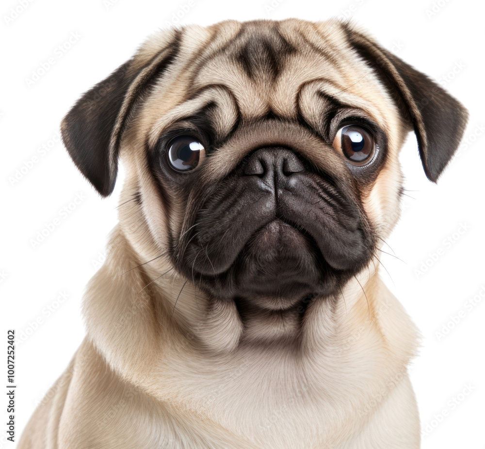 PNG Cute dog pug animal mammal. PNG Cute dog pug animal mammal.