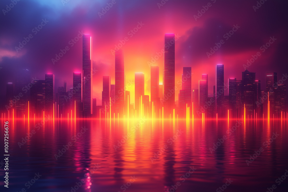 A smooth infographic representing GDP growth over time in clean, futuristic bars. A smooth infographic representing GDP growth over time in clean, futuristic bars.