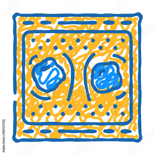 stratego board game doodle icon sketch vector. stratego board game sign. isolated symbol illustration