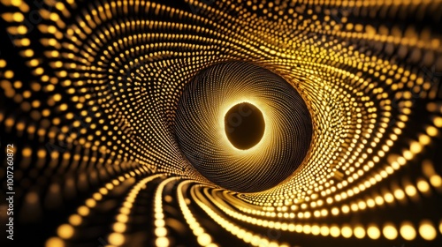 Golden Tunnel of Light