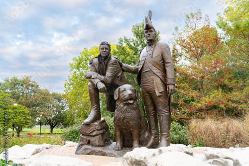 Canvas-taulu Lewis and Clark monument