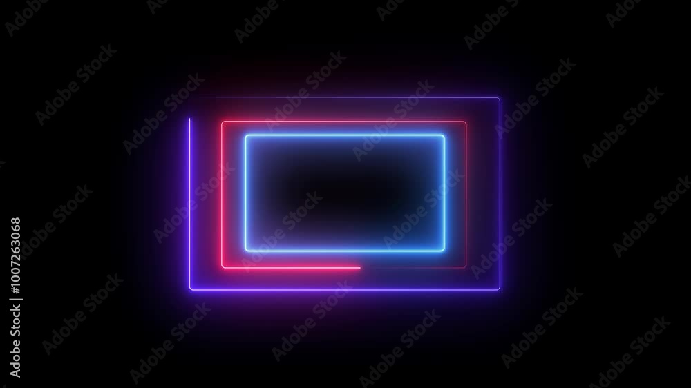 Glowing neon frame ,abstract Glowing Neon light frame rectangle rectangular frame made of moving neon lights overlay, concert wall neon gradient animatio Glowing neon frame ,abstract Glowing Neon light frame rectangle rectangular frame made of moving neon lights overlay, concert wall neon gradient animatio