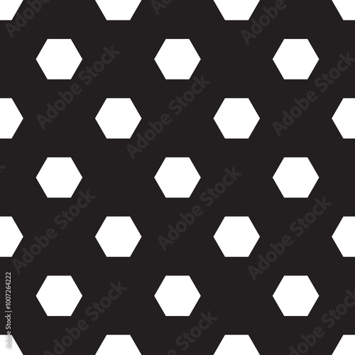 Octagon pattern minimalist luxury seamless and timeless black