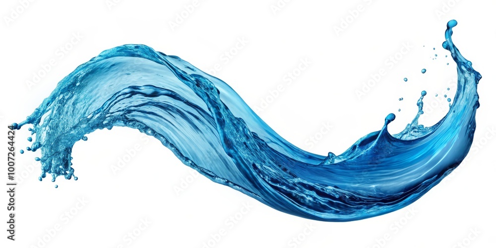 Water Splash Abstract Blue Liquid, Isolated on White, High Resolution, water splash, blue liquid, abstract art Water Splash Abstract Blue Liquid, Isolated on White, High Resolution, water splash, blue liquid, abstract art