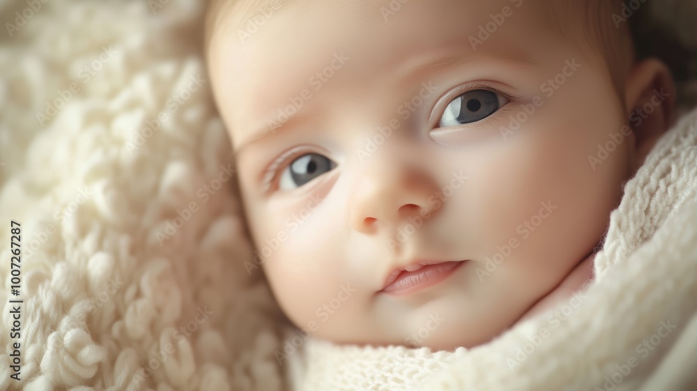 Happy baby smiling against a warm, golden bokeh background, creating a soft and joyful atmosphere. Happy baby smiling against a warm, golden bokeh background, creating a soft and joyful atmosphere.