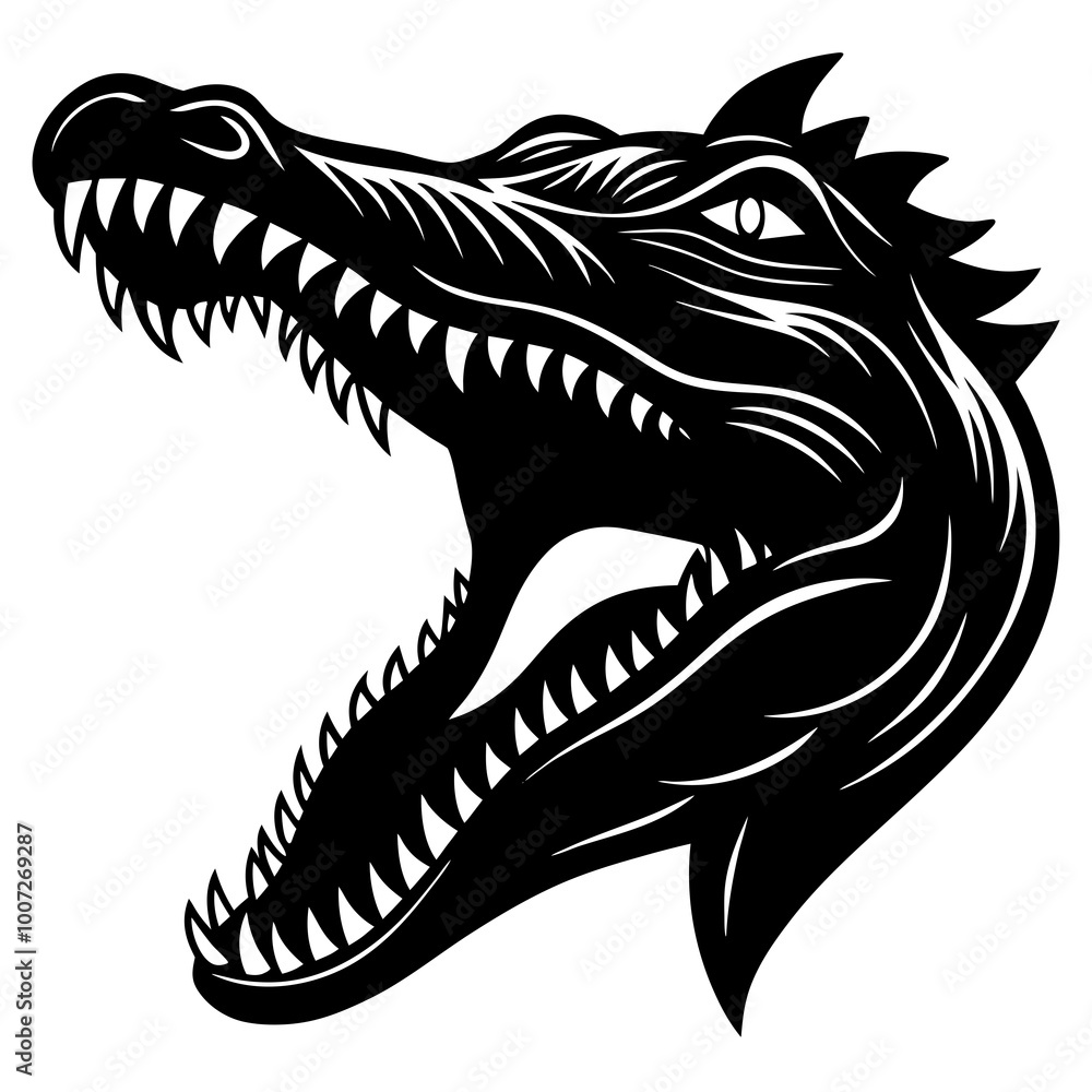 Vibrant Vector Illustration of Crocodile with Mouth Wide Open Captivating Detail
Vibrant Vector Illustration of Crocodile with Mouth Wide Open Captivating Detail