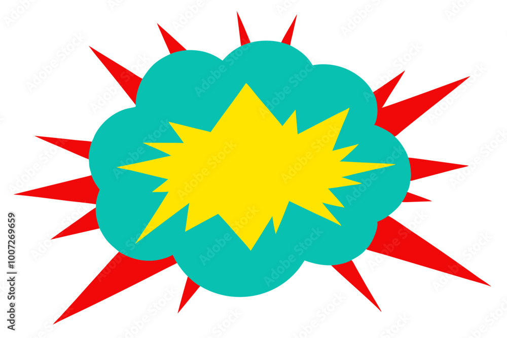 Vibrant Jagged Edge Comic Speech Bubble Vector Art for Explosive Designs
Vibrant Jagged Edge Comic Speech Bubble Vector Art for Explosive Designs