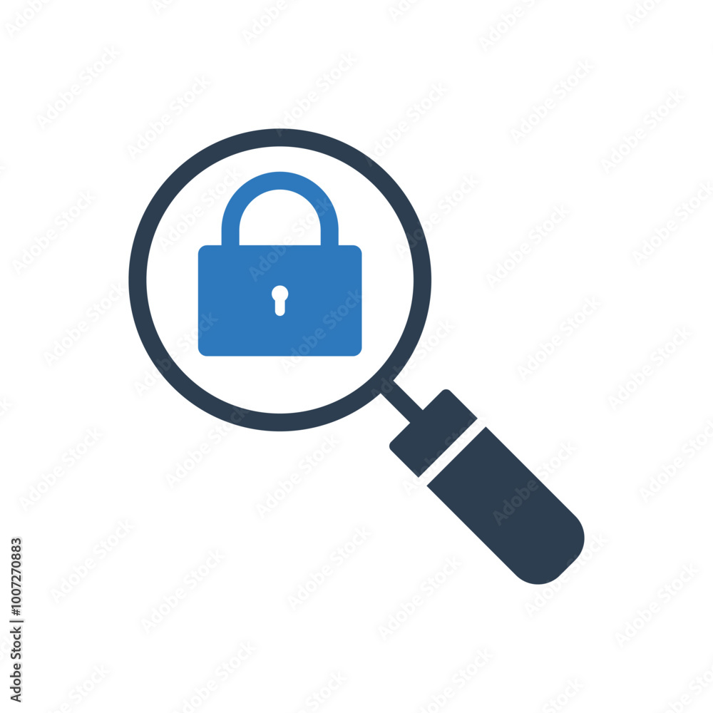 Search lock Icon Search lock Icon
